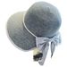 2025 New Summer Pearl Streamer Bow Fisherman Hat Fashion Seaside Straw Hat Sun Hat Women_voghion.com