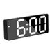 RYYD Digital Mirror Clock - Personalized Alarm|Large LED Display|EU Plug_voghion.com