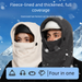 Ski Helmet Cover Windproof Face Mask Ear Protection Integrated Hat Thickened Warm Autumn Winter Cycling Headgear_voghion.com