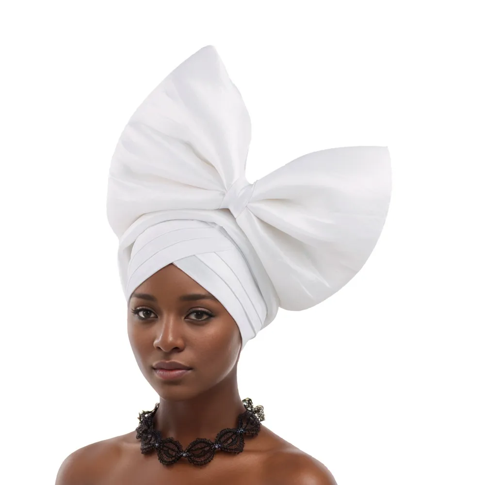 Hot Selling Headwear Wedding New Style Big Bow Headscarf Baotou Hat Xiyintemu_voghion.com