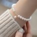 Pearl bracelet niche high-end retro full string stacked elegant French simple plain beads temperament bracelet versatile for women_voghion.com