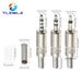 5PCS Metal Repair 3.5mm Male Headphone Plug Mono Stereo Audio Solder Cable Connector 3.5 2Pole 3Pole 4Pole Earphone Jack_voghion.com