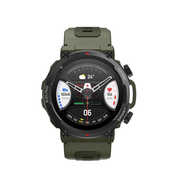 S56T smartwatch for Bluetooth communication, outdoor step counting, sports, triple protection, heart rate_voghion.com