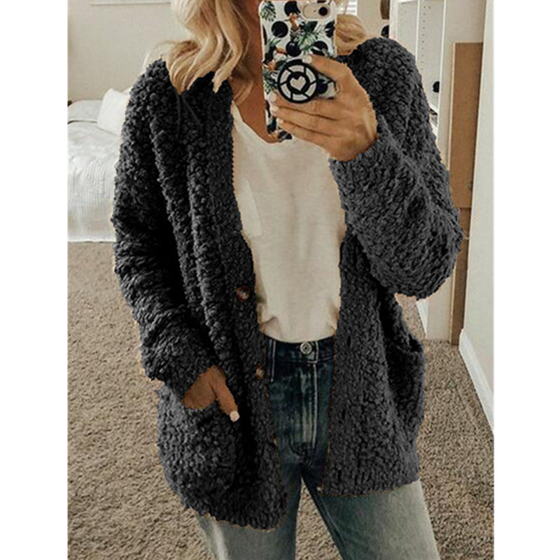 Langärmliger Wollmantel für Damen_voghion.com