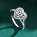 Tancise Anello in argento con zirconi classici Gioielli da donna Promessa di nozze Regalo per feste_voghion.com