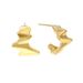 S Sterg Sier Irregular Wave Women's All-match Light Design Retro Earrings_voghion.com