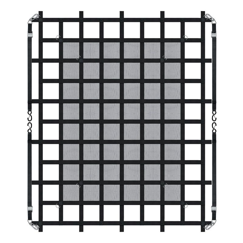 VEVOR Cargo Net Heavy Duty Cargo Net 72" X 57" Adjustable Buckles & S-Hooks_voghion.com