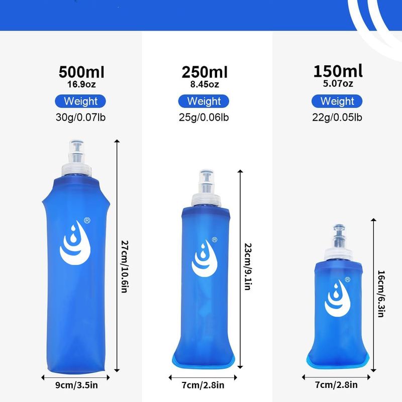 Hot Selling Outdoor Sports Soft For Trail Running, Hiking, Cycling, Handheld Foldable Convenient Water Bottle_voghion.com