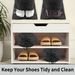 Shoe Racks & Organizers 12 Pack Large Bags For Packing With Clear Window Dustproof Drawstring Travel Shoe Storage_voghion.com