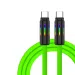 100W Silicone Fast Charging With Seven-color Breathing Light Type USB C Data Cable Samsung For X Q9V0_voghion.com