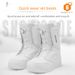 GREAT URUS Snowboardschuhe Schnellanzieh-Skischuhe für Damen und Herren Park Carving Freestyle Allround Wasserdicht Warm_voghion.com