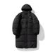 Parka lungo Urban Tundra – Cappotto termico idrorepellente con cappuccio antipioggia a doppia cerniera e isolamento fino al ginocchio (nero onice/grigio nebbia/crema)_voghion.com