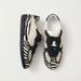 Niche Design Zebra Print German Women's Trainers, Round Toe Lace Up Flat Casual Sneakers_voghion.com