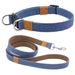 Denim wandeltouw ketting hondenhalsband riem huisdierbenodigdheden_voghion.com