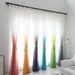 Pure Color Full Dolly Gradient Printing Window Screen Curtain Cloth Linen Curtain Rod Bag Buttonhole_voghion.com