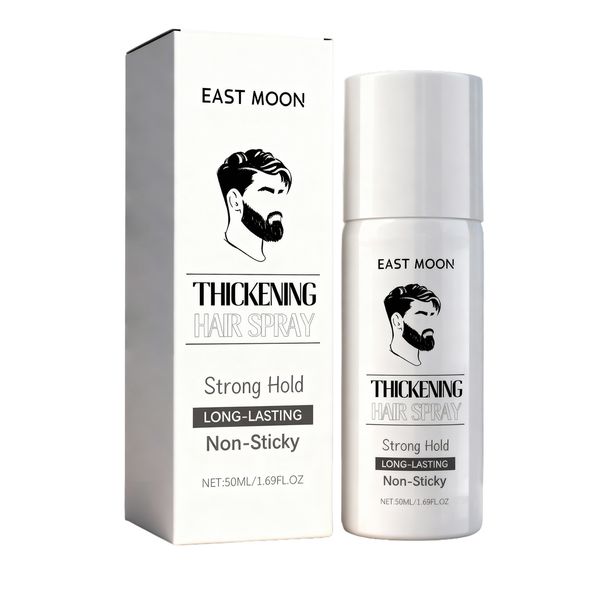 East Moon Men's Hairspray No-Wash Fluffy Soft Moisturizing Refreshing Hair Styling Spray_voghion.com