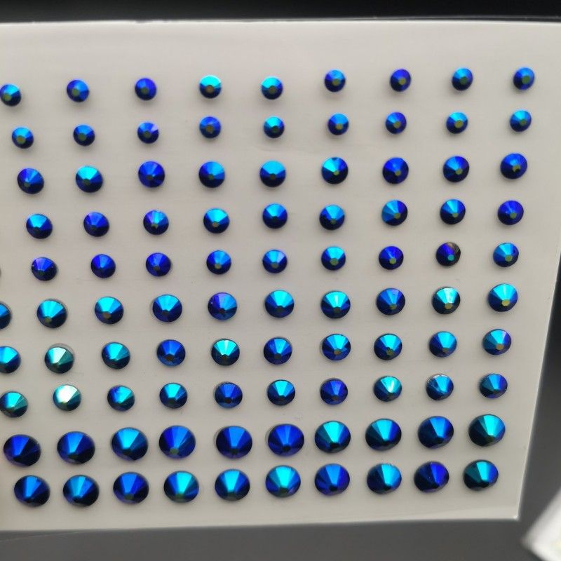 Grootte Oogschaduw Gemengde Diamantstickers voor Gezicht Lichaam Festival Decoratie Zelfklevende Gekleurde Diamanten Sti s_voghion.com