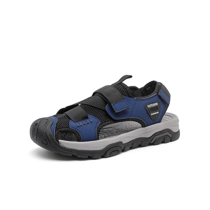 Unbeatable Quality Italian High-end New Summer Men's Sandals, Real Leather Bag, Breathable Toe Cap Beach Shoes_voghion.com