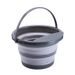 4L Multifunctional Folding Bucket Portable Folding Bucket Camping Folding Silicone Bucket Outdoor Travel Car Washing Fishing_voghion.com