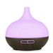 Zwiebelförmiger Aromadiffusor & Luftbefeuchter – Holzoptik, USB-betrieben mit Fernbedienung, 7-farbiger LED-Beleuchtung & automatischer Abschaltung für Zuhause, Büro und als Geschenk_voghion.com