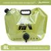 Beishan Wolf Outdoor Portable Foldable Large Capacity Thickened Soft Food Grade Water Storage Bag Camping Car Mounted 8L_voghion.com