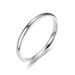 Jewelry 2mm titanium steel thin minimalist women's tail Korean version popular rose gold couple ring_voghion.com