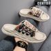 New Ultra Light Soft Soled Slippers For Men, Trendy Versatile Summer Breathable And Non Slip One Line Sandal Shoes_voghion.com