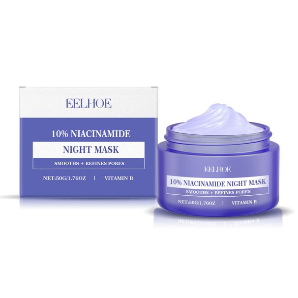 EELHOE nikotinamidna vlažilna maska za spanje, učvrstitev, nadzor olja in obnavljanje vode v koži_voghion.com