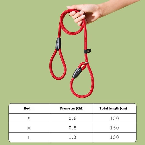 Explosionsgeschützter P-Seil-Stanzer für Hunde, große verstellbare P-Ketten-Leine für Hunde zum Spazierengehen, Artefakt für den Außenbereich_voghion.com