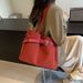 24 New Large Capacity Single Shoulder Belt Design Simple Elegant Fashion Women's Bag Korean Style_voghion.com