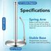 Stainless Steel Standing Paper Towel Organizer Roll Dispenser_voghion.com