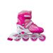 Set completo di pattini a rotelle in linea regolabili e lampeggianti per bambini, pattini da ghiaccio per ragazzi e ragazze_voghion.com