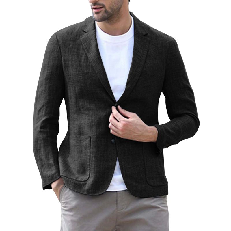 Herrenbekleidung Herren Freizeitmode Anzug und Sommer Herrenanzugjacke_voghion.com