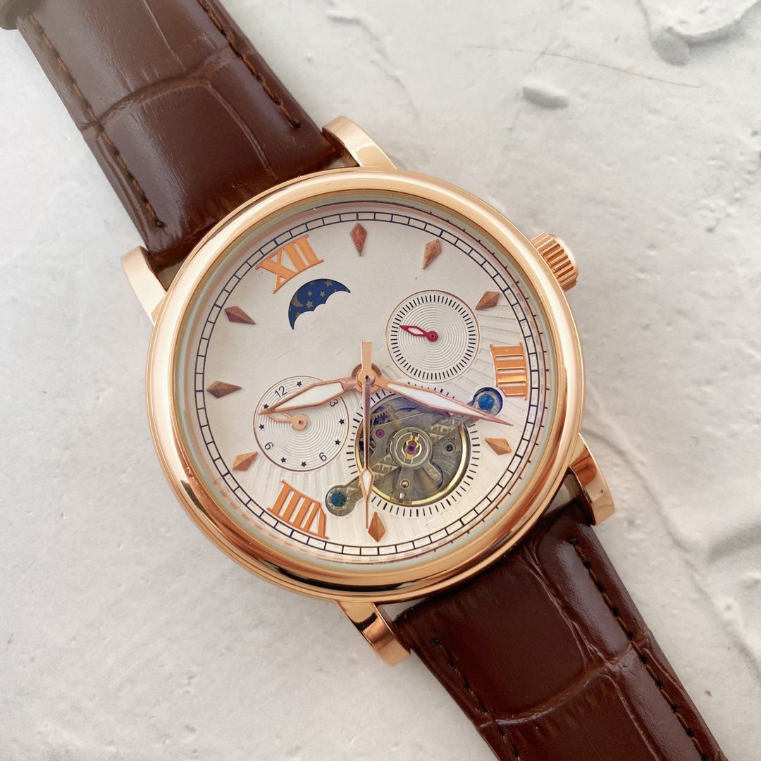 Baida Star Flywheel Transparent Bottom Fully Automatic Mechanical Watch_voghion.com