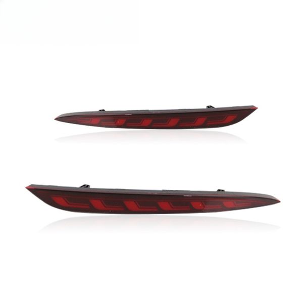 Für Tesla Model Y 2020-2022 1 Paar LED-Heckbalkenlicht Modifiziertes Heckstoßfängerlicht Nebelscheinwerfer DRL Blinker Bremsleuchte_voghion.com