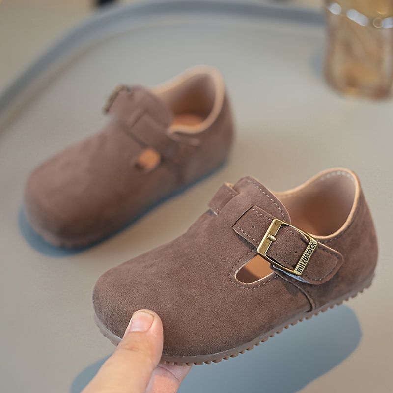 Casual Cor Sólida Cano Baixo Caminhada Meninos, Resistente ao Desgaste Antiderrapante Sapatos Baixos Para Interior, Todas as Estações_voghion.com
