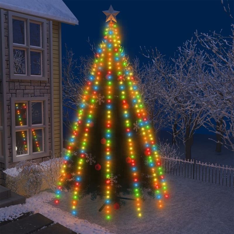 Tree Lights with 500 LEDs Colorful 196.9" Indoor Outdoor_voghion.com