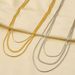Set di collane a catena a serpente in oro a strati per donna, girocollo a catena a spina di pesce multifilo, graziose collane minimaliste impilabili per l'uso quotidiano e alla moda_voghion.com