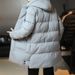 Good Quality Jacket For Men, Mid-Leth Coat, Solid Color Hooded Cotton Jacket, Versatile Outerwear, Winter Men's_voghion.com