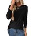2025 Autumn Winter New Solid Color Round Neck Pullover Knitted Base Shirt Scratched Long Sleeve Sweater_voghion.com