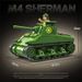 Spielzeug & Spiele Militärischer mittlerer Panzer Sherman aus dem Zweiten Weltkrieg, mittleres Kleinteilchen-Montagespielzeug_voghion.com