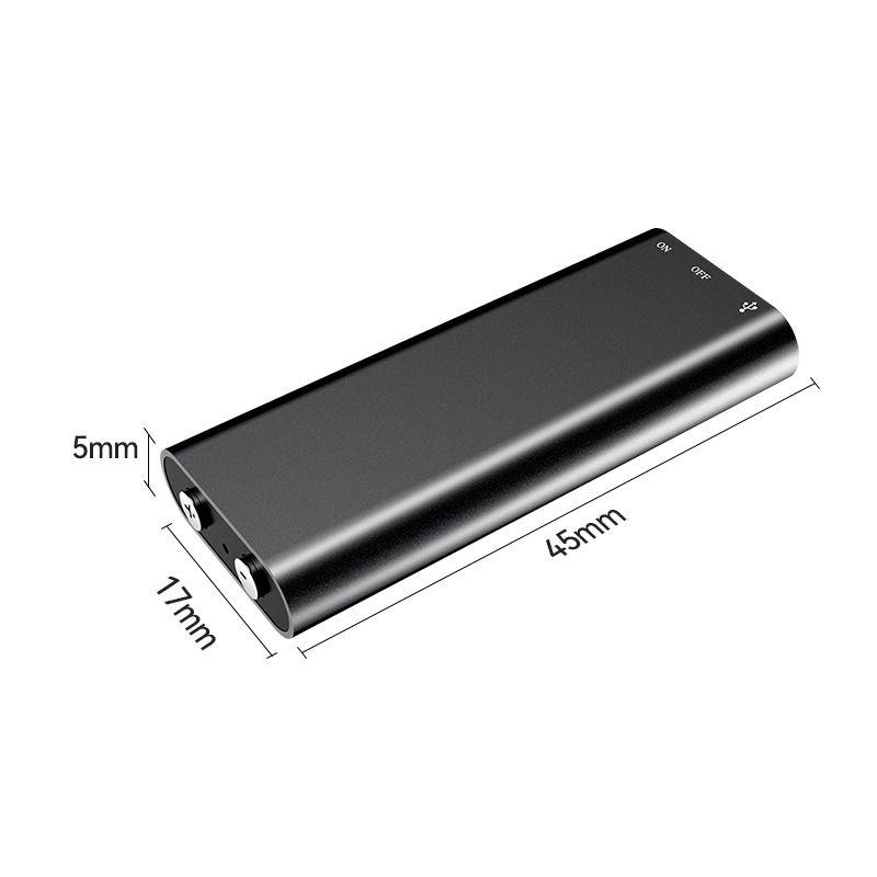 Cyfrowy dyktafon X2 Konferencja dyktafon Mp3 Ai Inteligentna redukcja szumów o wysokiej rozdzielczości Zdalne sterowanie dyktafonem_voghion.com