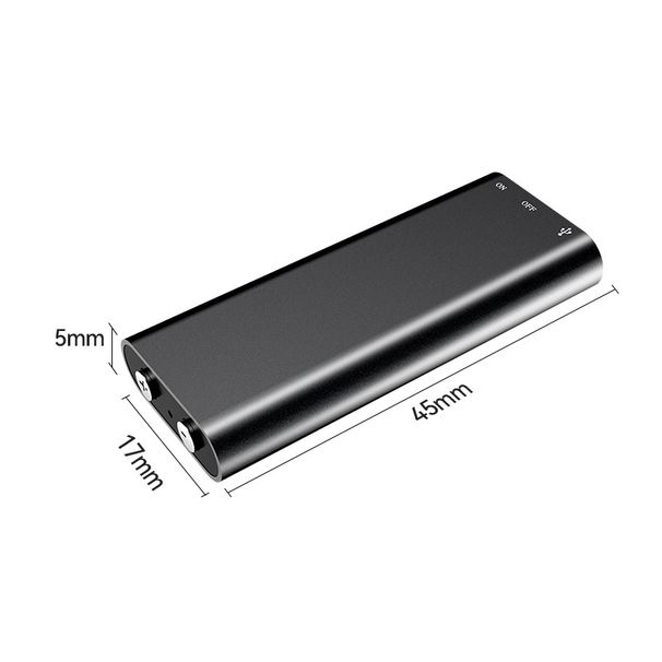 Cyfrowy dyktafon X2 Konferencja dyktafon Mp3 Ai Inteligentna redukcja szumów o wysokiej rozdzielczości Zdalne sterowanie dyktafonem_voghion.com