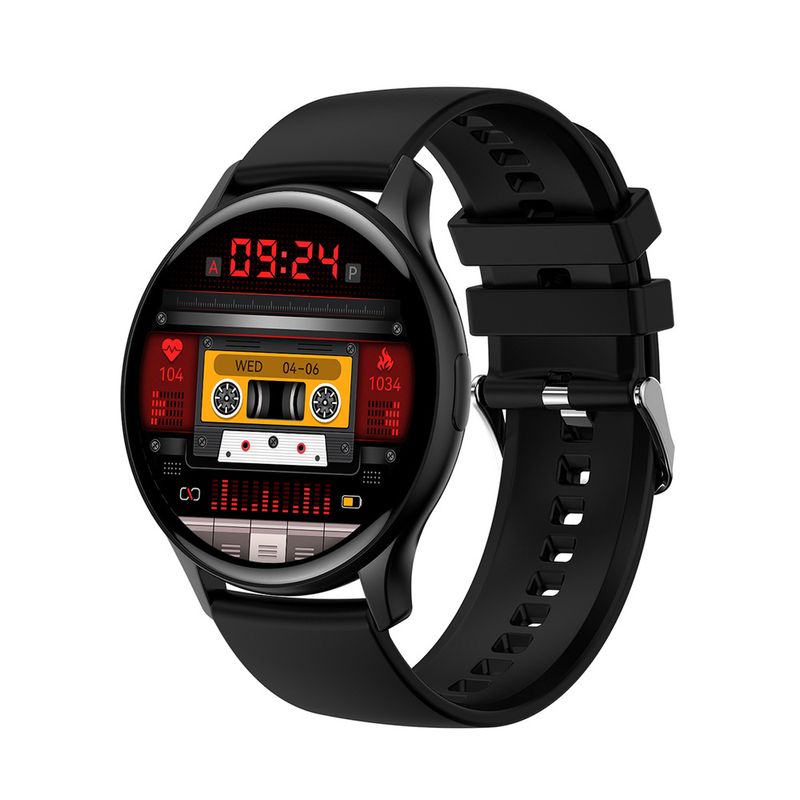 HK89 Bluetooth Smartwatch AMOLED Hartslag- en bloeddrukmonitoring Weermuziek Oefening Smartwatch_voghion.com