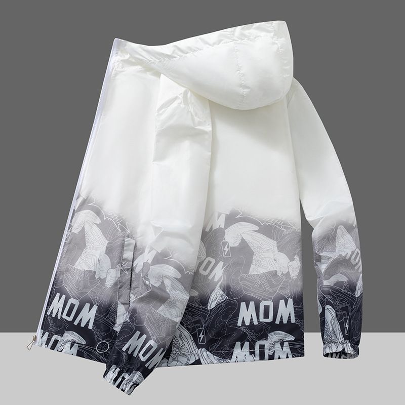 Odzież męska Letnia męska para odzież chroniąca przed słońcem ultra cienka, oddychająca odzież chroniąca przed słońcem męska modna odzież młodzieżowa cienka kurtka męska_voghion.com