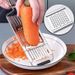 4 In1 Vegetable Slicer Stainless Steel Shredder Cutter Multi-Purpose Vegetable Slicer Cuts Set Manual Fruit Carrot Potato Grater_voghion.com