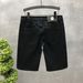 Herrenbekleidung Denim Shorts Dünne weiße zerrissene mittellange Hose Five Point Jeans_voghion.com