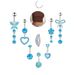 Set di gioielli piercing a farfalla, otto pezzi, orecchini a bottone, tendenza personalità, anello per ombelico in zircone intarsiato in rame, fabbrica_voghion.com