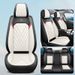 Set completo di coprisedili per auto in stile business a 5 posti, in pelle PU impermeabile di alta qualità, universali, adatti per la maggior parte di auto, camion e_voghion.com