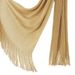 Summer New Solid Color Versatile Bikini Shawl Gold And Silver Thread Sun Protection Outerwear Flat Scarf_voghion.com